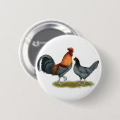 Delaware Blue Hen Button (Vorne & Hinten)