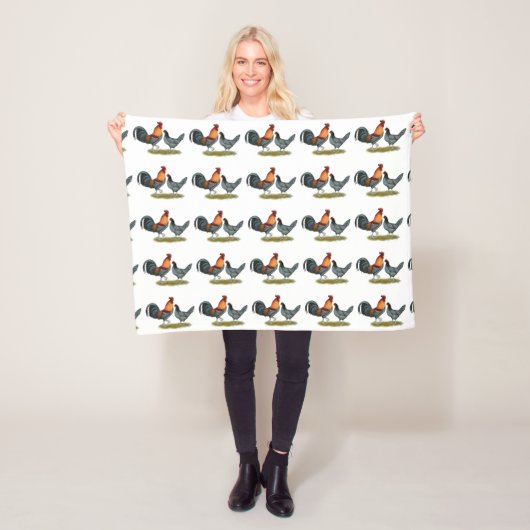 Delaware Blue Hen Fleecedecke (Beispiel)