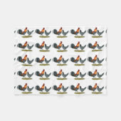 Delaware Blue Hen Fleecedecke (Vorderseite (Horizontal))