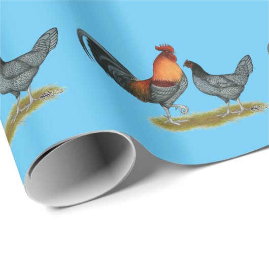 Delaware Blue Hen Geschenkpapier (Rolleneckpunkt)