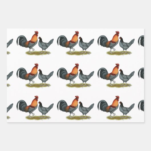 Delaware Blue Hen Geschenkpapier Set (Vorderseite 3)