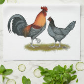 Delaware Blue Hen Geschirrtuch (Gefaltet)