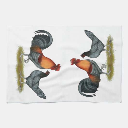 Delaware Blue Hen Geschirrtuch (Horizontal)