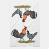 Delaware Blue Hen Geschirrtuch (Vertikal)