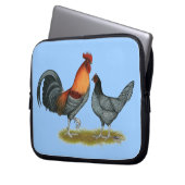 Delaware Blue Hen Laptopschutzhülle (Vorderseite Links)