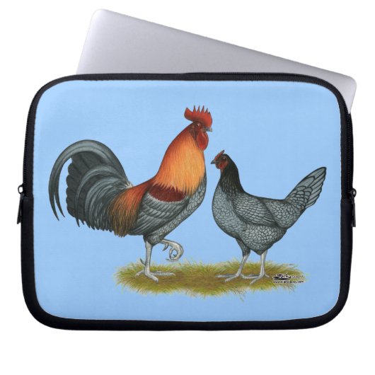 Delaware Blue Hen Laptopschutzhülle (Vorderseite)