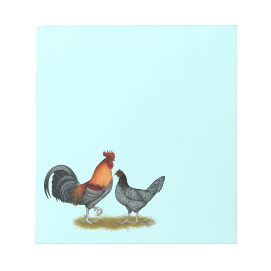 Delaware Blue Hen Notizblock (Vorderseite)