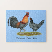 Delaware Blue Hen Puzzle (Horizontal)