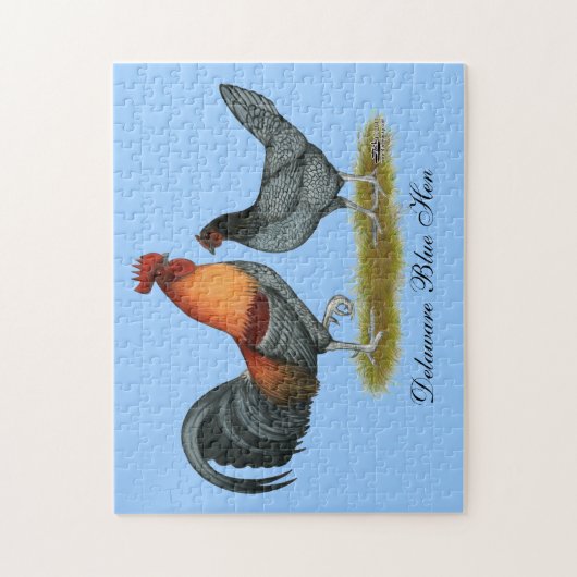 Delaware Blue Hen Puzzle (Vertikal)