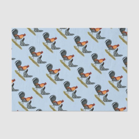 Delaware Blue Hen Seidenpapier (Vorderseite)