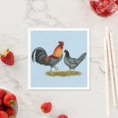 Delaware Blue Hen Serviette (Beispiel)