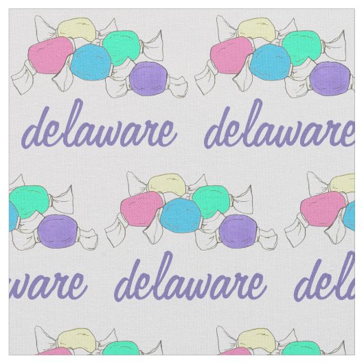 Delaware Boardwalk Salz Water Taffy Candy Beach DE Stoff (Nahaufnahme)