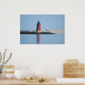Delaware Breakwater & Harbour of Refuge Lighthouse Poster (Küche)