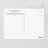 Delaware Breakwater Lighthouse Cape Henlopen Lewes Postkarte (Rückseite)