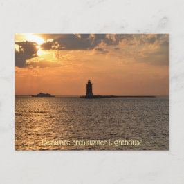 Delaware Breakwater Lighthouse Cape Henlopen Lewes Postkarte