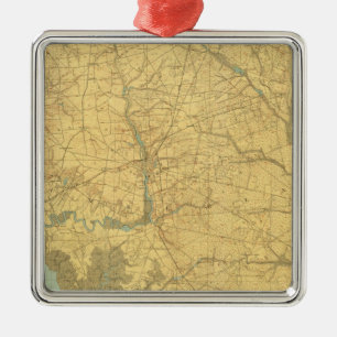 Delaware-Bucht, New-Jersey Ornament Aus Metall