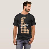 Delaware Buffalo Plaid Home State Country Peach We T-Shirt (Vorne ganz)