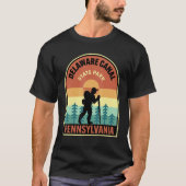 Delaware Canal State Park Pennsylvania Retro Hikin T-Shirt (Vorderseite)