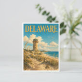 Delaware Cape Henlopen GeoSaga Postkarte (Stehend Vorderseite)