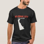 Delaware City Delaware USA Staat America Travel De T-Shirt (Vorderseite)