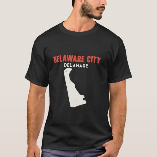 Delaware City Delaware USA Staat America Travel De T-Shirt (Vorderseite)