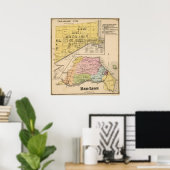 Delaware City, Red Lion Poster (Heimbüro)