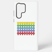 Delaware Colorful Hearts Samsung Galaxy Hülle (Rückseite)