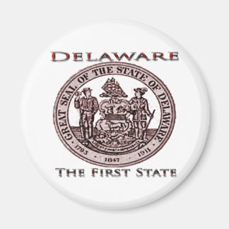 Delaware Das erste Staat-Siegel Magnet