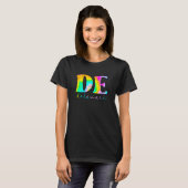 Delaware De Gefärbte Krawatte T-Shirt (Vorne ganz)