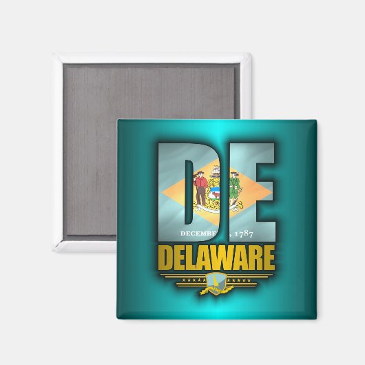 Delaware (DE) Magnet (Vorderseite/Rückseite)