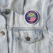 Delaware, Delaware, T - Shirt, Delaware, Aufkleber Button (Beispiel)