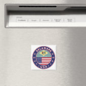 Delaware, Delaware, T - Shirt, Delaware, Aufkleber Magnet (In Situ (Geschirrspüler))