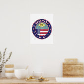 Delaware, Delaware, T - Shirt, Delaware, Aufkleber Poster (Küche)