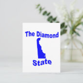 Delaware: Der Diamant-Staat Postkarte (Stehend Vorderseite)
