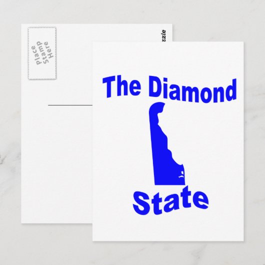 Delaware: Der Diamant-Staat Postkarte (Vorne/Hinten)