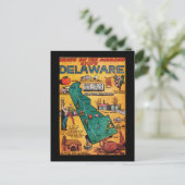 Delaware, der Diamond-Staat Postkarte (Stehend Vorderseite)