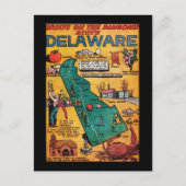 Delaware, der Diamond-Staat Postkarte (Vorderseite)