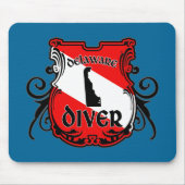 Delaware Diver Mousepad (Vorne)
