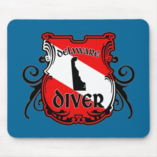 Delaware Diver Mousepad (Vorne)
