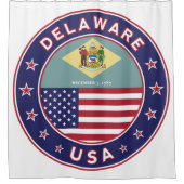 Delaware Duschvorhang (Vorderseite)