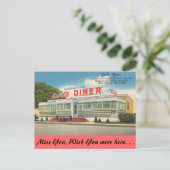 Delaware, Earls Diner Postkarte (Stehend Vorderseite)