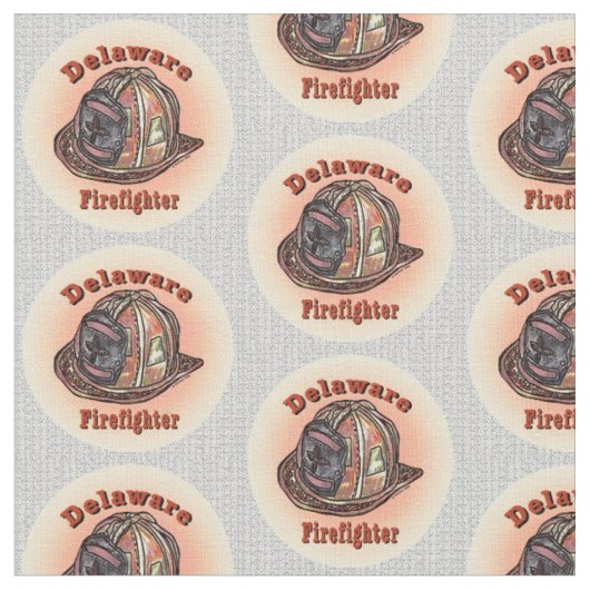 Delaware Feuerwehrmann Stoff (Nahaufnahme)