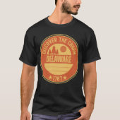 Delaware First Staat - DE Staat Roots T-Shirt (Vorderseite)