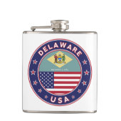 Delaware Flachmann (Vorderseite)
