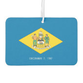 DELAWARE-Flag - Autolufterfrischer (Rückseite)