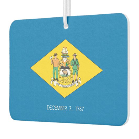 DELAWARE-Flag - Autolufterfrischer (Links)