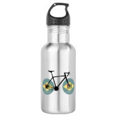 Delaware Flag Cycling Edelstahlflasche (Vorderseite)
