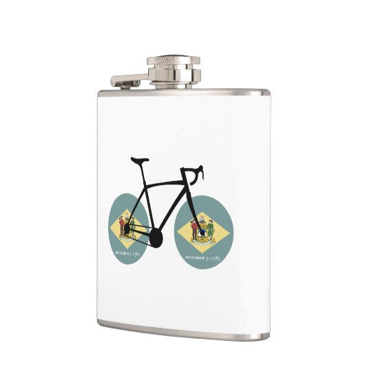Delaware Flag Cycling Flachmann (Links)