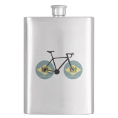 Delaware Flag Cycling Flachmann (Vorderseite)
