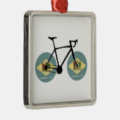 Delaware Flag Cycling Ornament Aus Metall (Rechts)